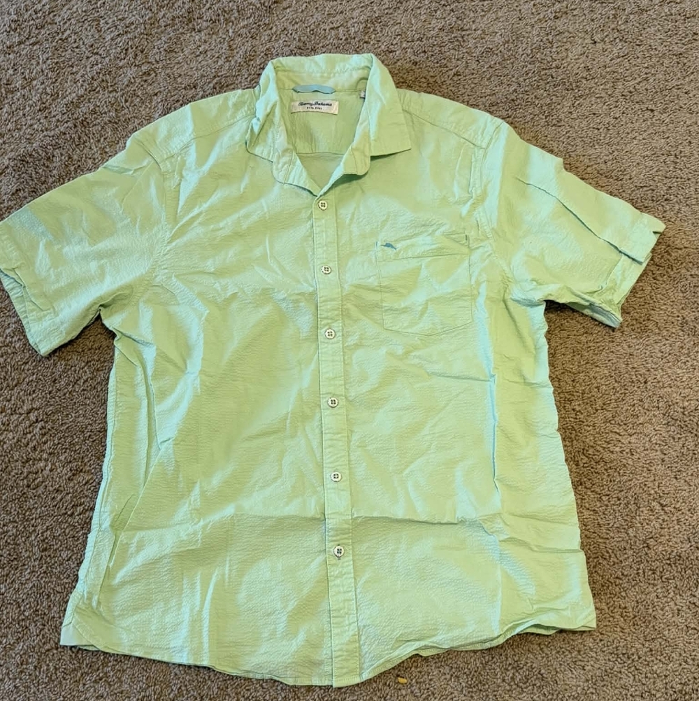 Tommy Bahama Men's Green Shirt